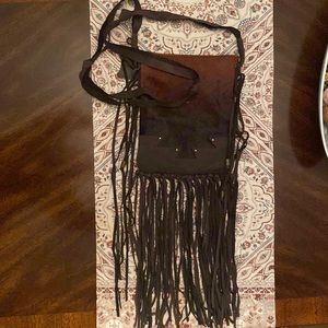 Steve Madden Hair on Leather cross body